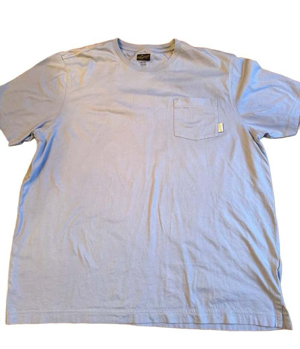 Greg Norman Pocket T-Shirt Size XL Light Blue h1452